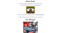 Desktop Screenshot of hockeyrocks.com